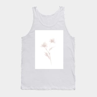 Flowers, plant, nature. Watercolor, art decoration, sketch. Illustration hand drawn modern painting Tank Top